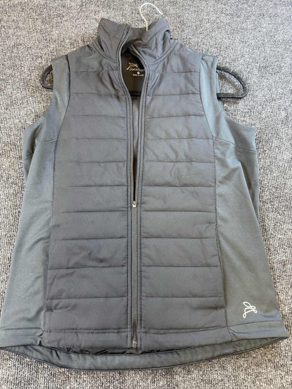 Jack Rabbit Women's Black Quilted Vest